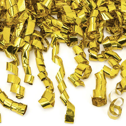 Feestbazaar Confetti Kanon Slierten Metallic Goud (80cm)