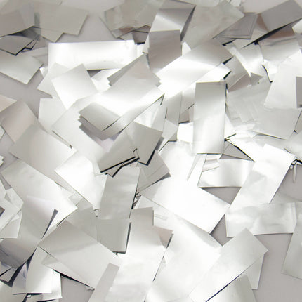 Feestbazaar Confetti Kanon Zilver 28cm