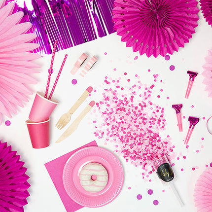 Feestbazaar Confetti Push Pop Roze