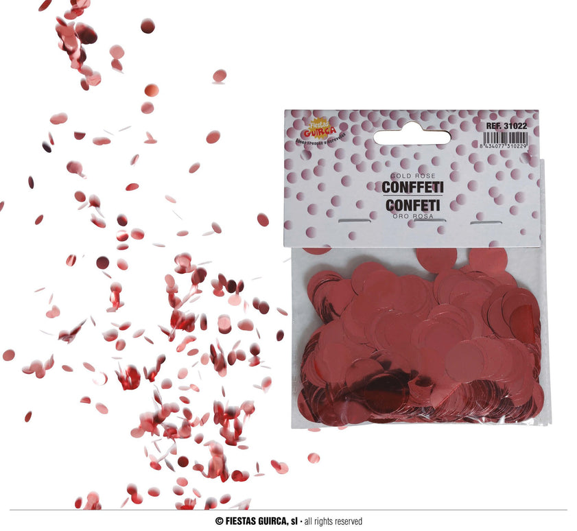 Feestbazaar Confetti Rose Goud (15gr)