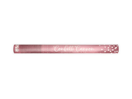 Feestbazaar Confetti Shooter Hartjes Roségoud - 60 cm