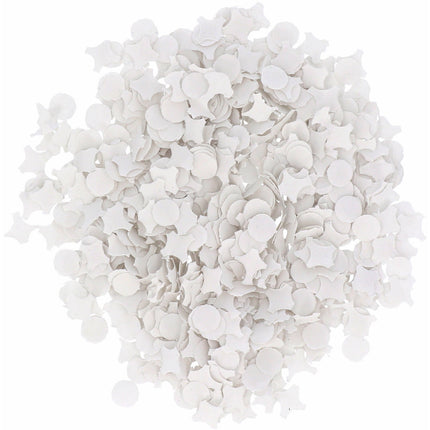 Feestbazaar Confetti Wit Bruiloft (100g)