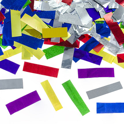 Feestbazaar Confettikanon Multikleur Metallic - 60 cm