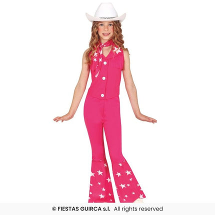Feestbazaar Country Girl Pink Pakje Meisjes