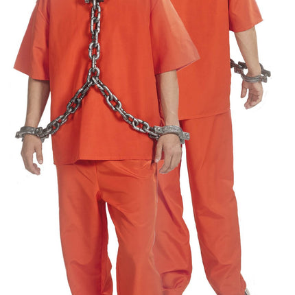 Feestbazaar County Jail kostuum Heren Oranje