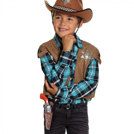 Feestbazaar Cowboy Accessoire Set Kind