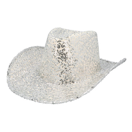 Feestbazaar Cowboy Hoed Rodeo Party Zilver