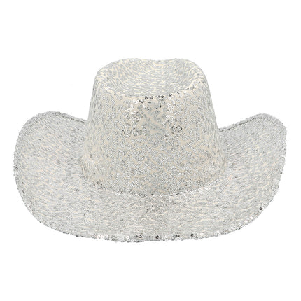 Feestbazaar Cowboy Hoed Rodeo Party Zilver