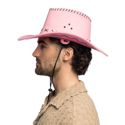 Feestbazaar Cowboy Hoed Savanne Roze