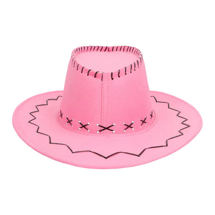 Feestbazaar Cowboy Hoed Savanne Roze