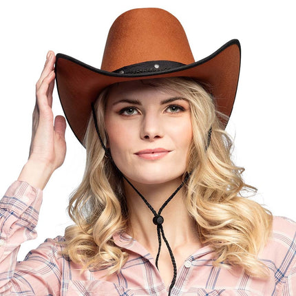 Feestbazaar Cowboy Hoed Wichita Bruin