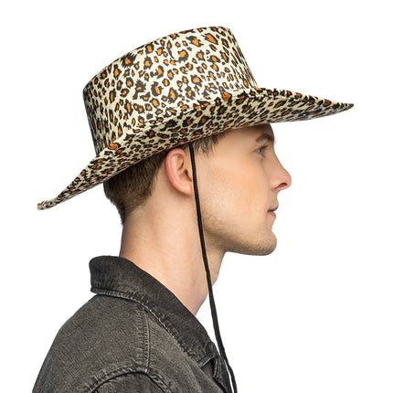Feestbazaar Cowboy Hoed Wild Luipaard