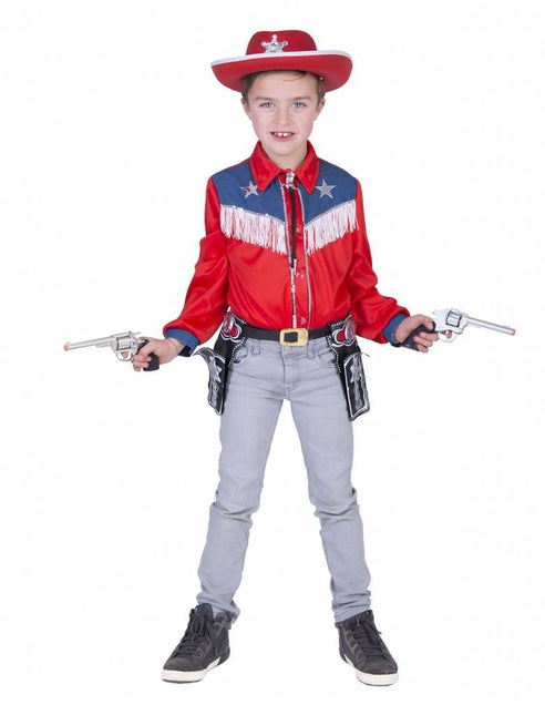 Feestbazaar Cowboy Shirt Twee Sterren Jongen