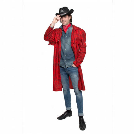 Feestbazaar Cowboy Toppers jas rood