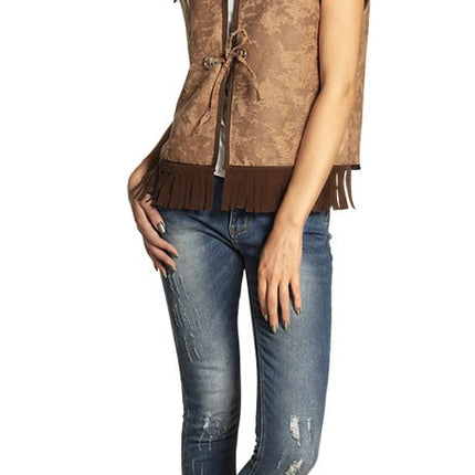 Feestbazaar Cowboy Vest Billy Man/Vrouw