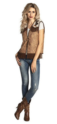 Feestbazaar Cowboy Vest Billy Man/Vrouw