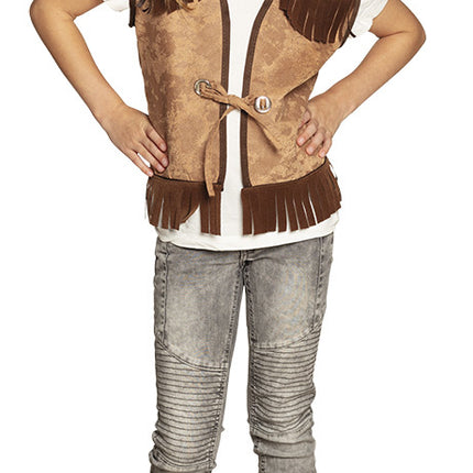 Feestbazaar Cowboy vest kind Western