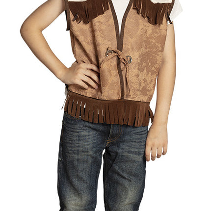 Feestbazaar Cowboy vest kind Western