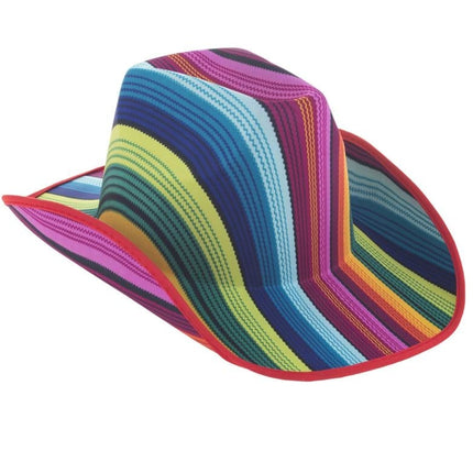 Feestbazaar Cowboyhoed Regenboog