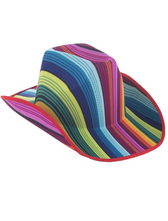 Feestbazaar Cowboyhoed Regenboog