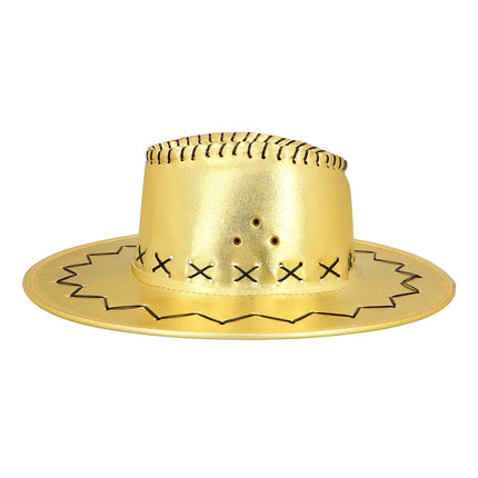 Feestbazaar Cowboyhoed Savanne Goud