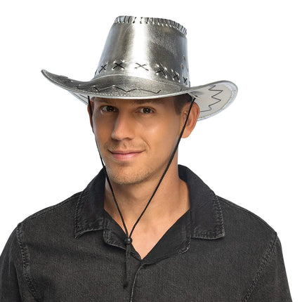Feestbazaar Cowboyhoed Savanne Zilver