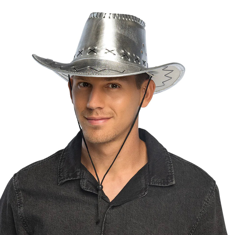 Feestbazaar Cowboyhoed Savanne Zilver