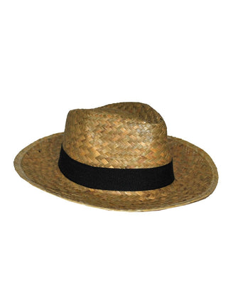 Feestbazaar Cowboyhoed stro volwassenen