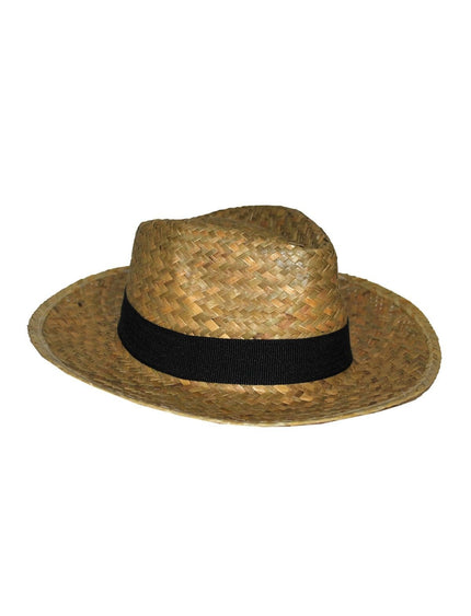 Feestbazaar Cowboyhoed stro volwassenen