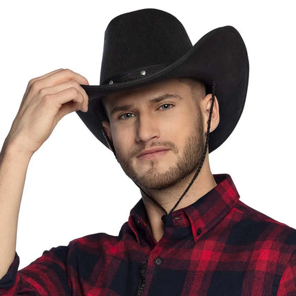 Feestbazaar Cowboyhoed Wichita Zwart