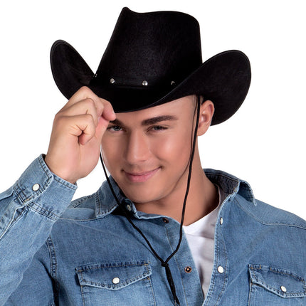 Feestbazaar Cowboyhoed Wichita Zwart