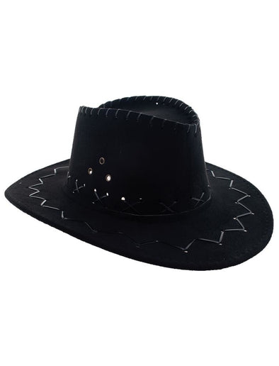 Feestbazaar Cowboyhoed zwart kind