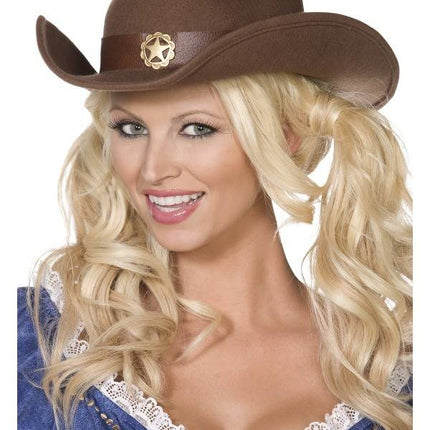 Feestbazaar Cowgirl hoed