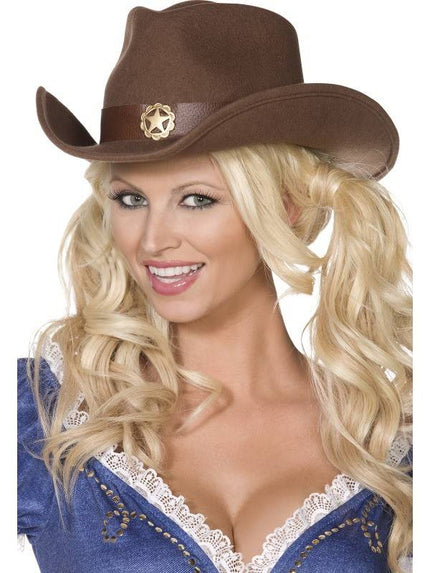 Feestbazaar Cowgirl hoed