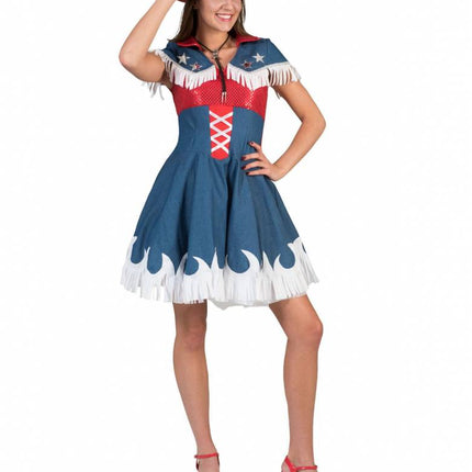 Feestbazaar Cowgirl Jurk Jeans