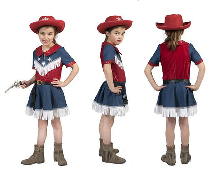 Feestbazaar Cowgirl jurkje meisje