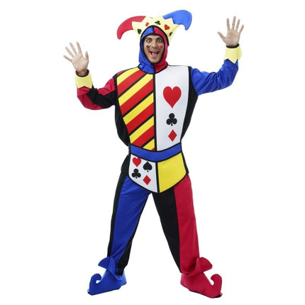 Feestbazaar Crazy Joker Outfit Meerkleurig