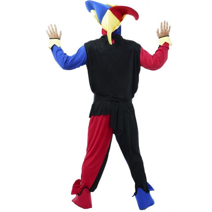 Feestbazaar Crazy Joker Outfit Meerkleurig