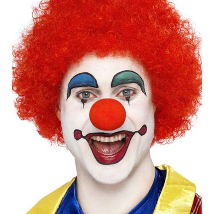 Feestbazaar Crazy krulpruik rood