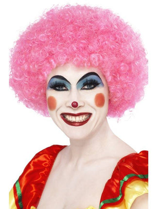 Feestbazaar Crazy krulpruik roze