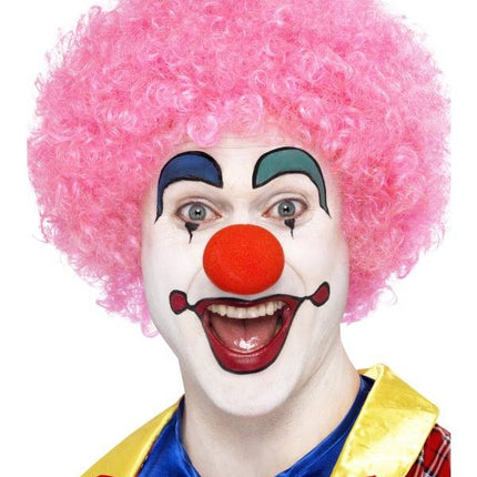 Feestbazaar Crazy krulpruik roze