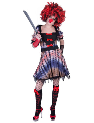 Feestbazaar Creepy Clown Jurk Lea