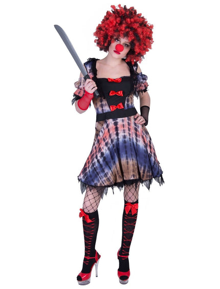 Feestbazaar Creepy Clown Jurk Lea