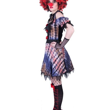Feestbazaar Creepy Clown Jurk Lea