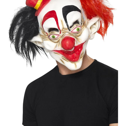 Feestbazaar Creepy Clown masker latex