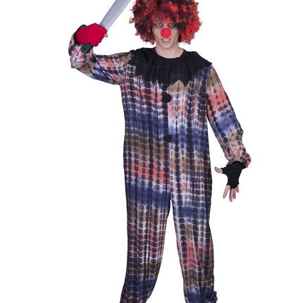 Feestbazaar Creepy Clown pak Leo Heren