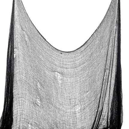 Feestbazaar Creepy Halloween doek zwart