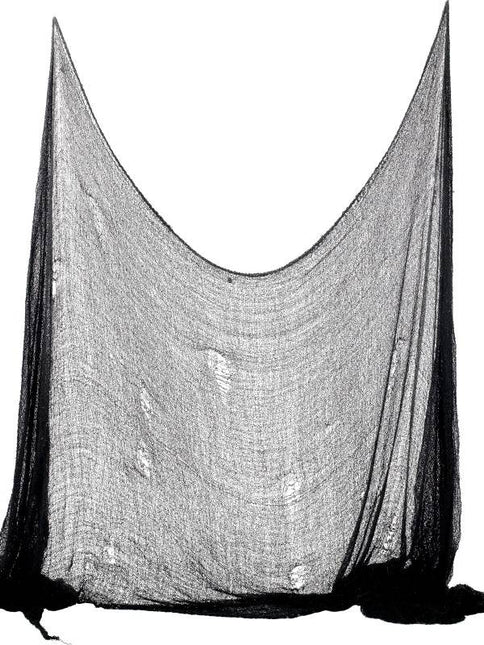 Feestbazaar Creepy Halloween doek zwart
