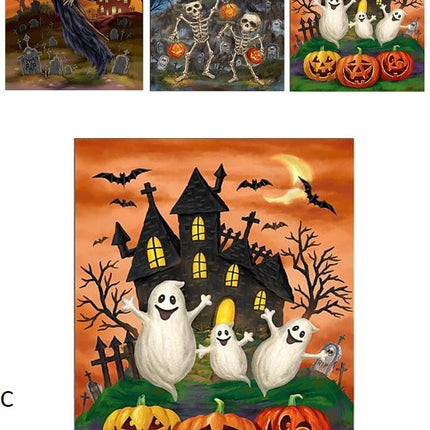 Feestbazaar Creepy Halloween Raamsticker 3D 25x31cm