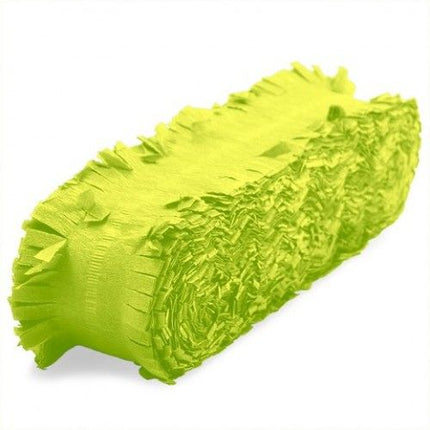 Feestbazaar Crepe Papier Slinger Lime Groen - 24 meter